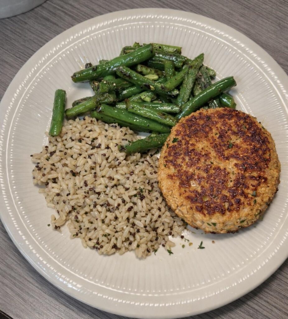 Just a salmon patty 🫶🏼