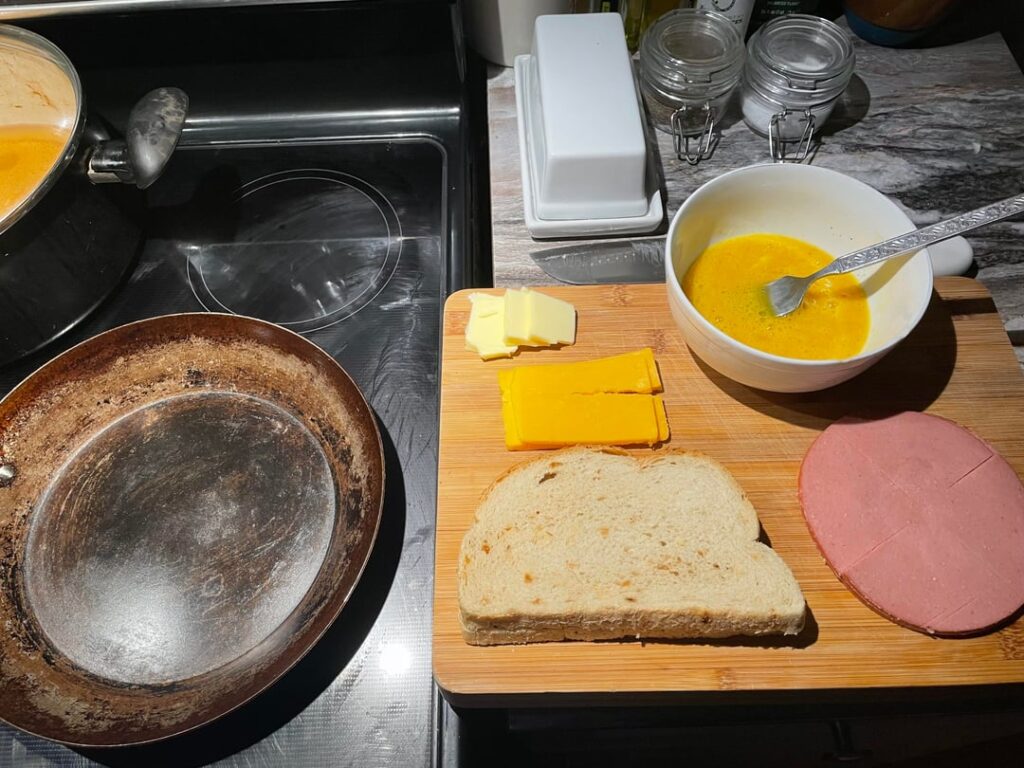 Why do 100% of folks that post negativity, never post a picture of a sandwich they made?? Post a damn sandwich! Quick breakfast sandwich for relativity.