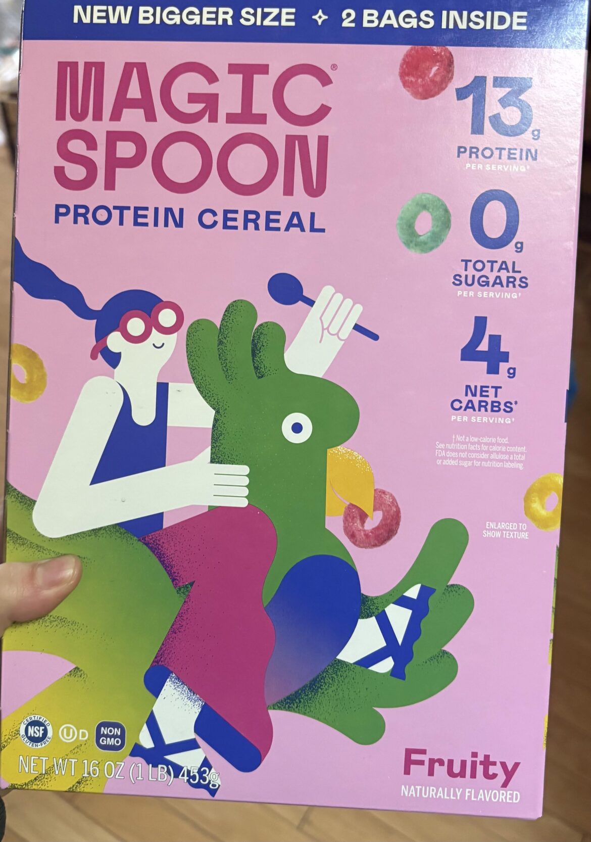 Magic Spoon high-protein & delicious ‘junk’ cereal for us protein-conscious veggies! Purchased at Costco