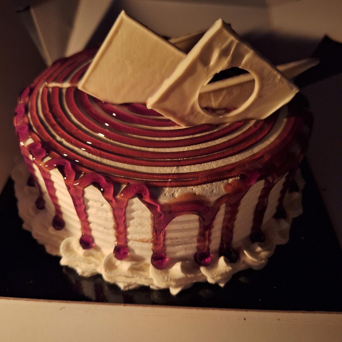 Looks pretty, tastes delicious.