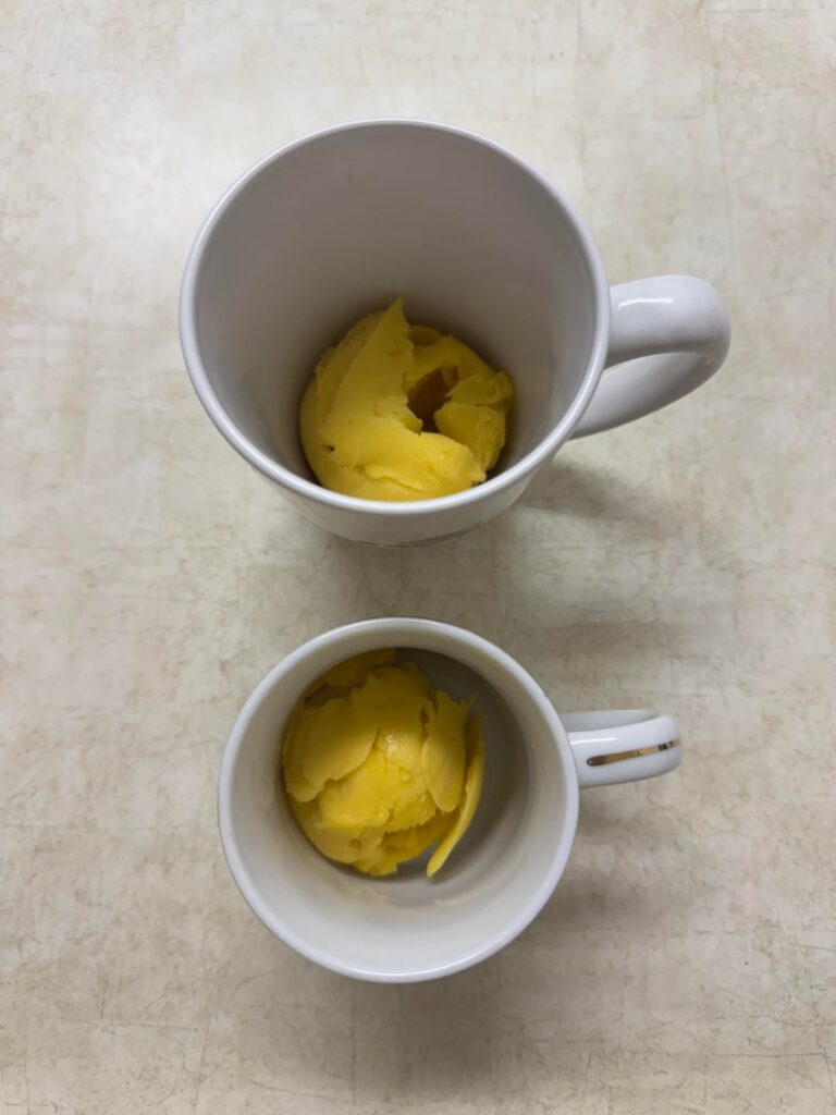 Mango pineapple sorbet