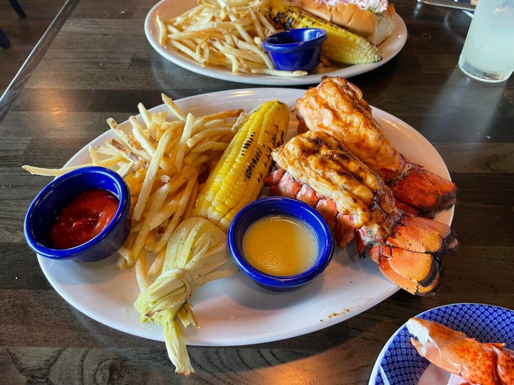 Lobsters (tails and roll)