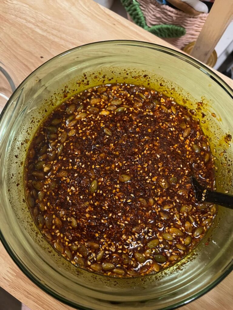 Salsa macha mexican chili crisp