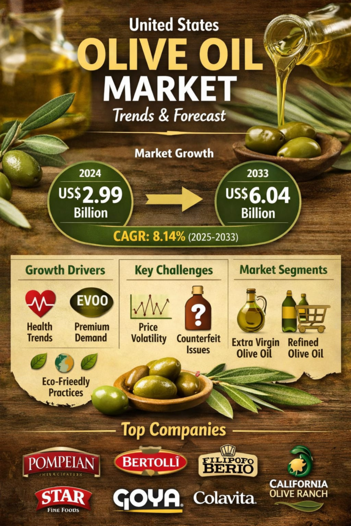 United States Olive Oil Market Trends & Summary
