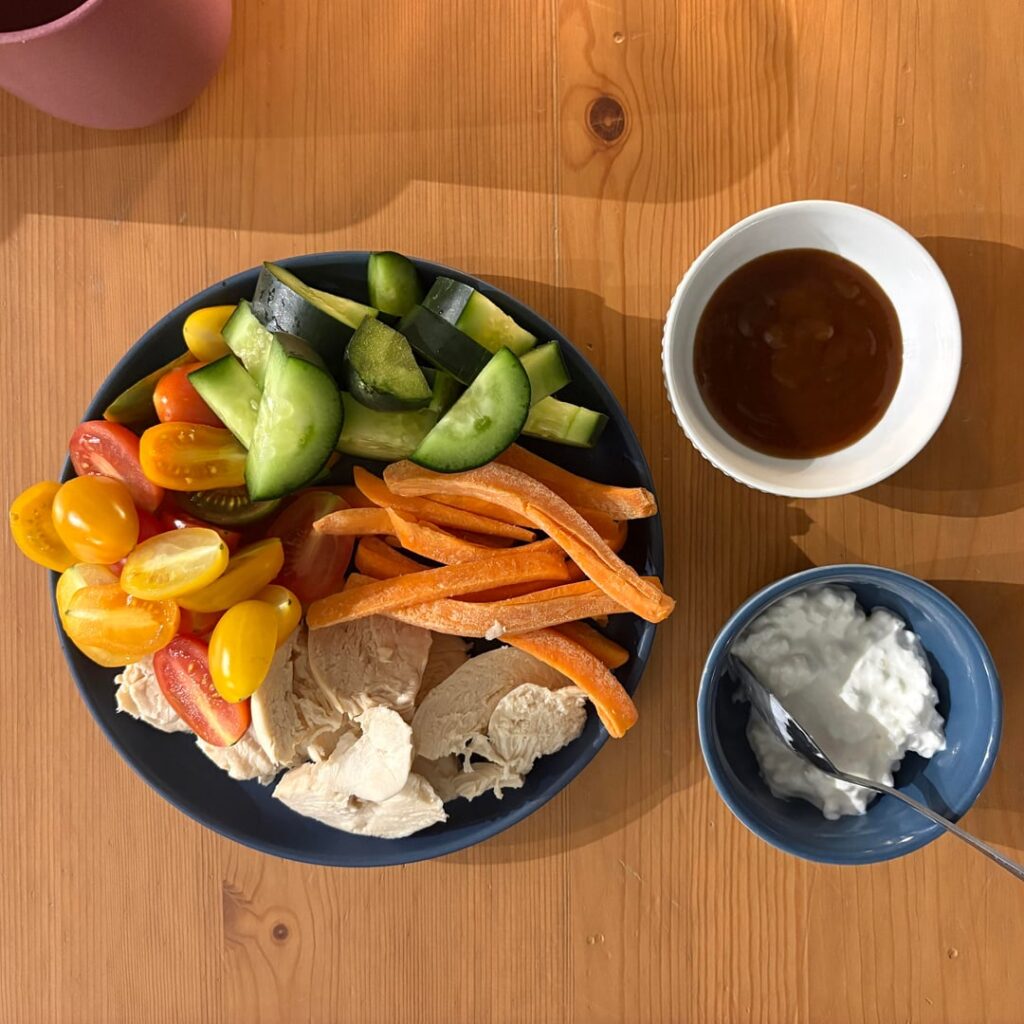 Dinner for breakfast…