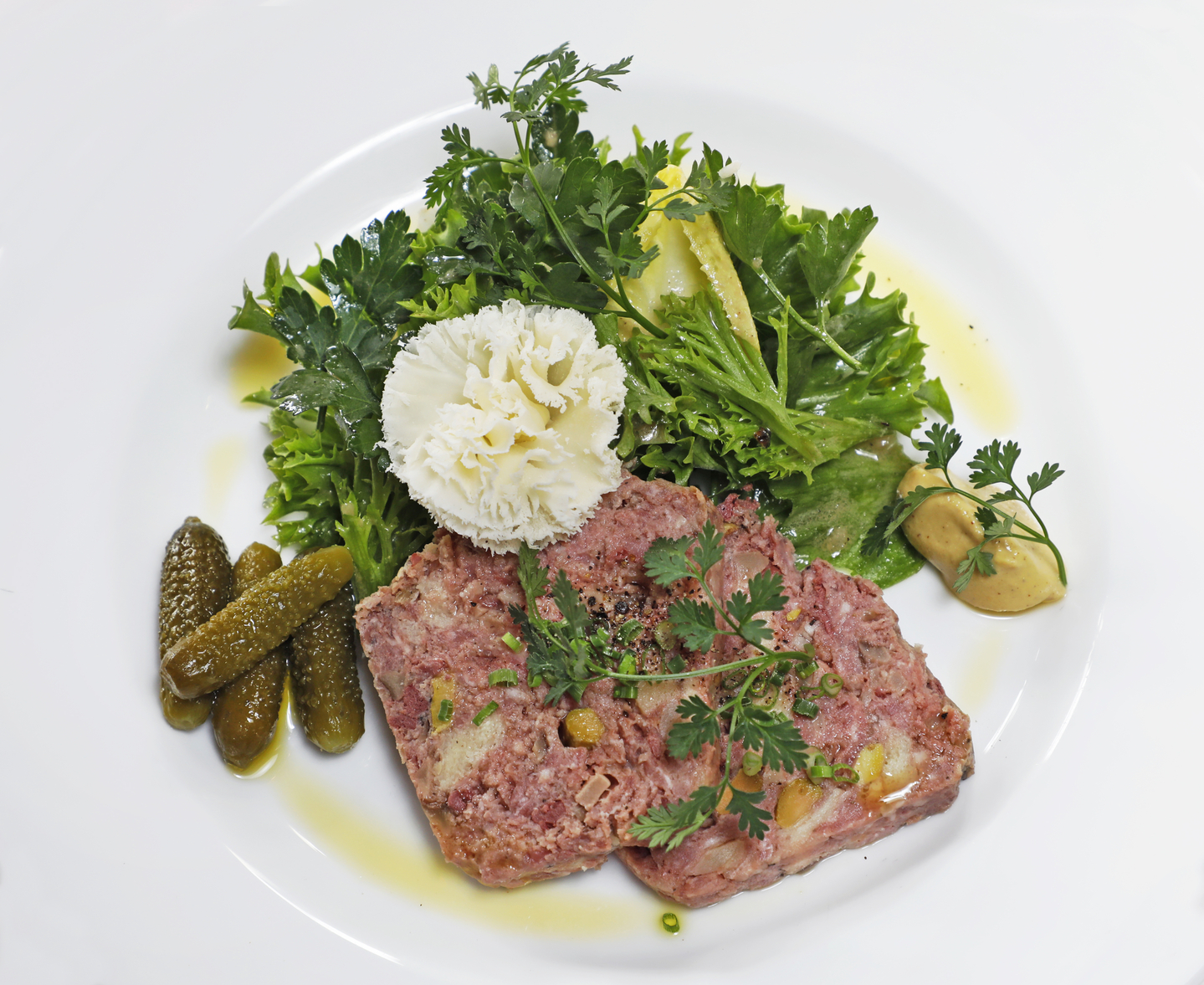 Pâté de Campagne au Cognac served at the French restaurant Chez Laurent [PARK SANG-MOON]