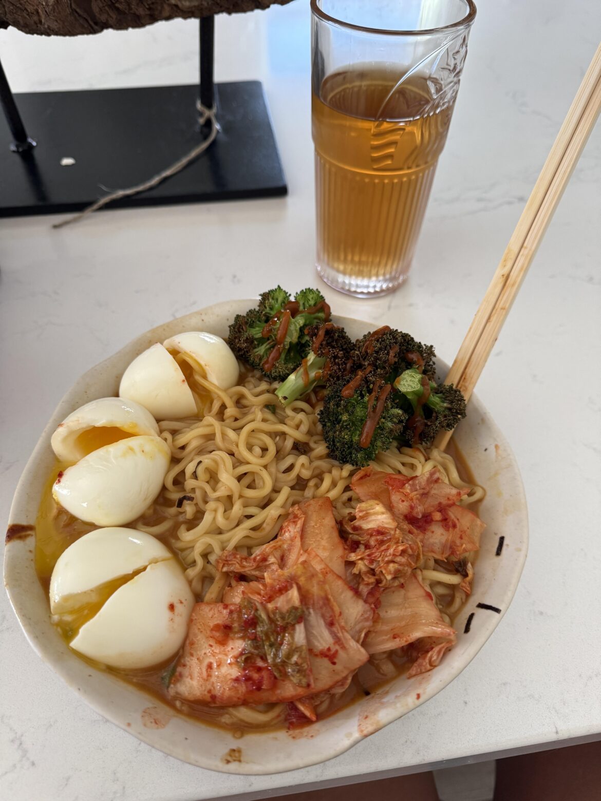 My lunch today with some tea