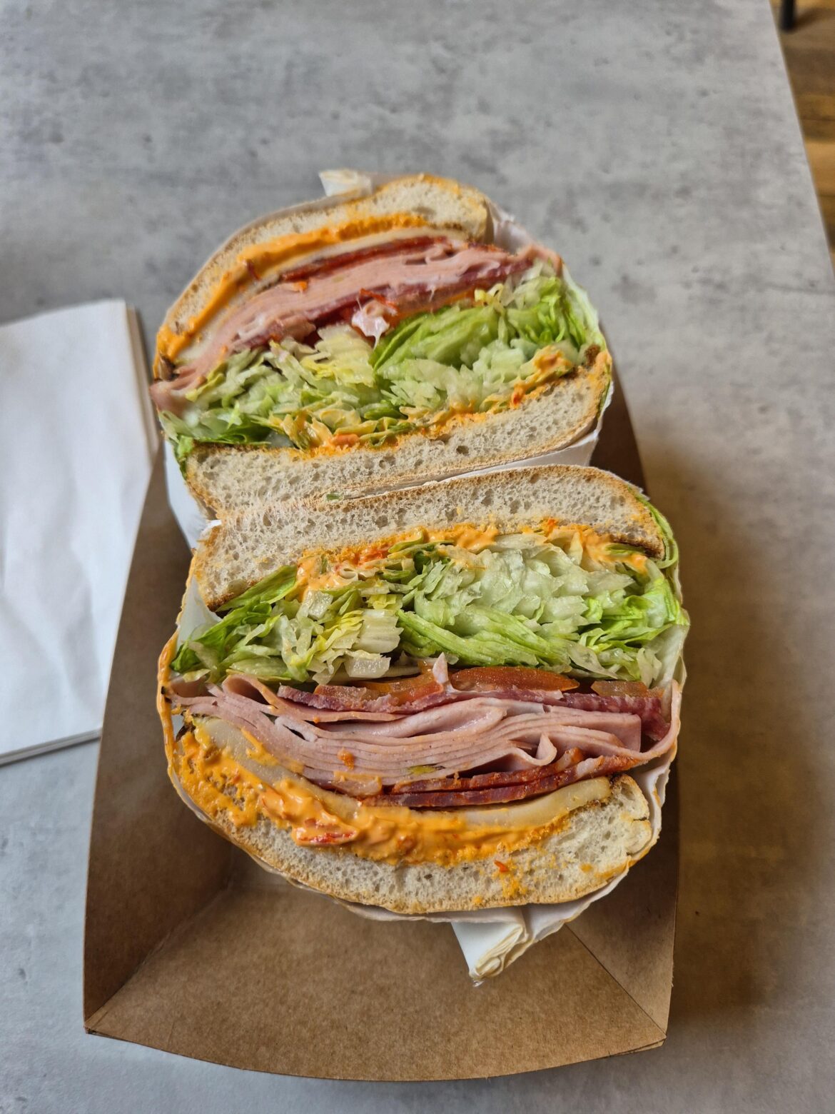 "the italian" at a local place