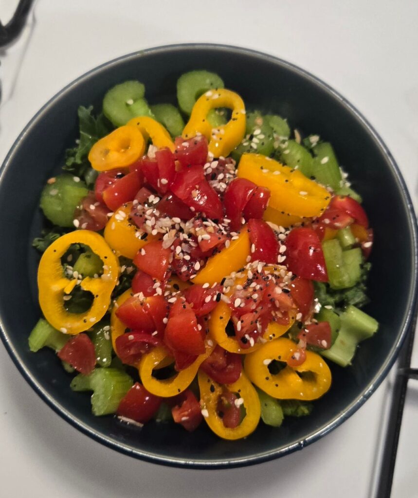 My amazing salad I have every night