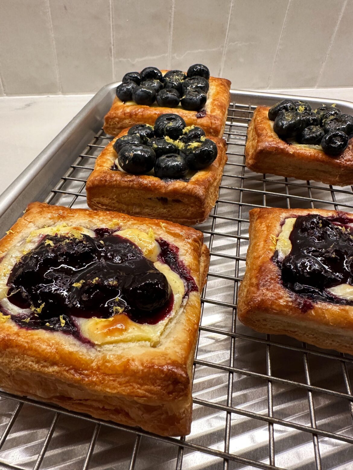 blueberry cream cheese danishes!