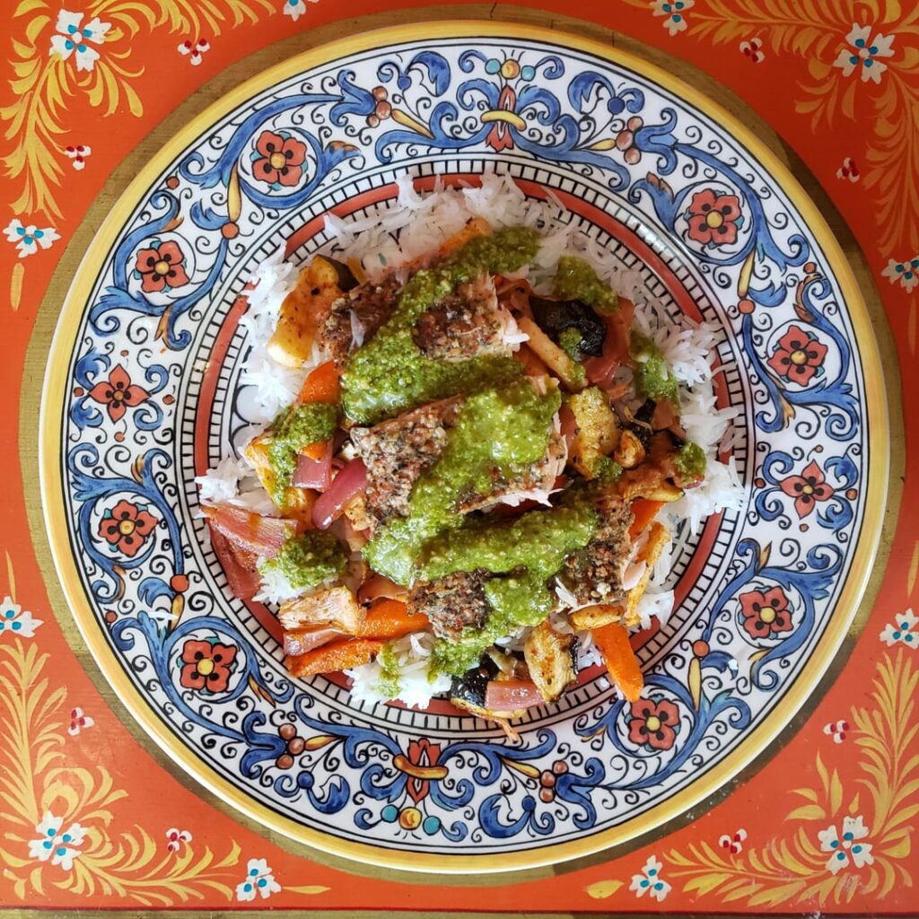 4-Minute Salmon with Lemony Pesto