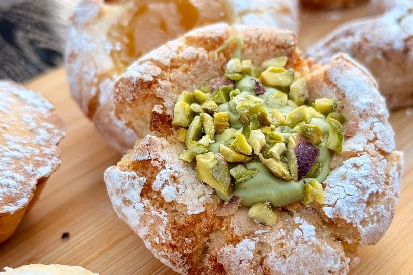 Pistachio and almond biscotti from Prendi Cucina Italiana, Marsden -Credit:Prendi Cucina Italiana