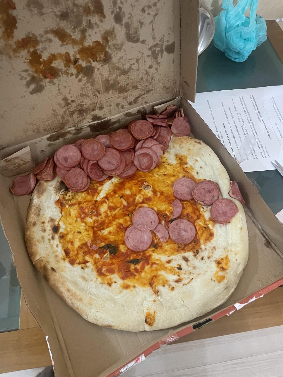 Another delivery driver doing a wheelie. The second one I post here.