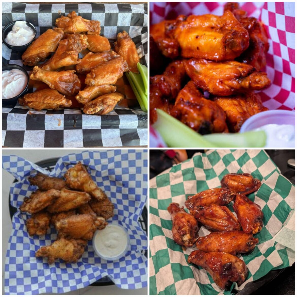 Who made the time that every single wings order from every restaurant in the world must be served with checkered paper inside the to-go box?