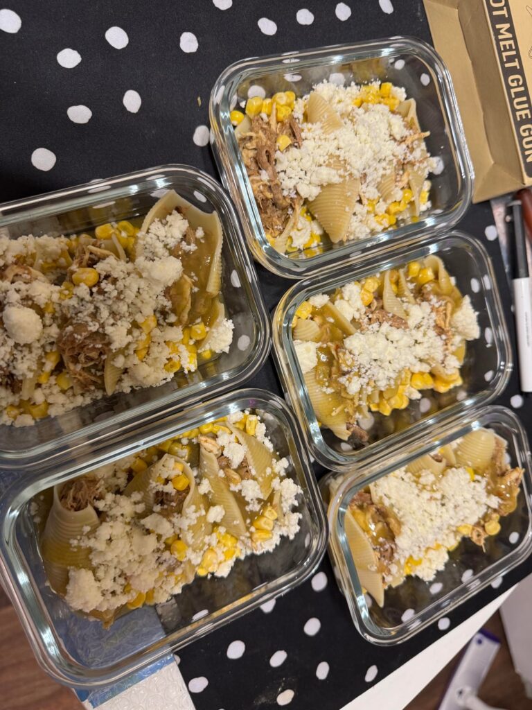 Quick mid-week freezer/pantry clean-out: Birria & Chicken Stuffed Shells