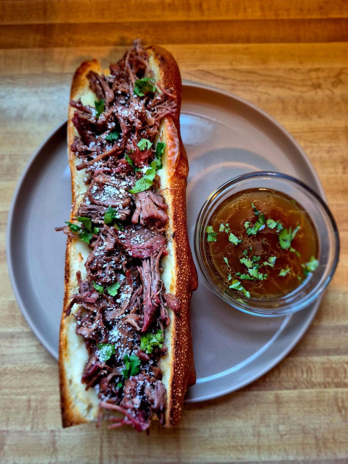 Used an extra chuck roast for French dips