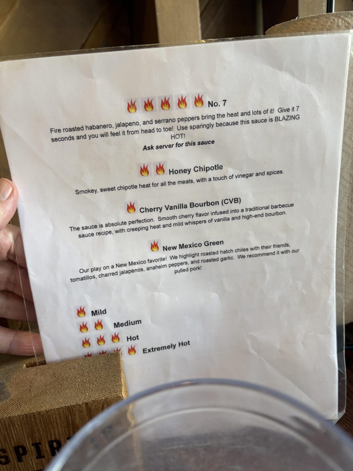 No. 7 at a local BBQ. No. 7 at a local BBQ.