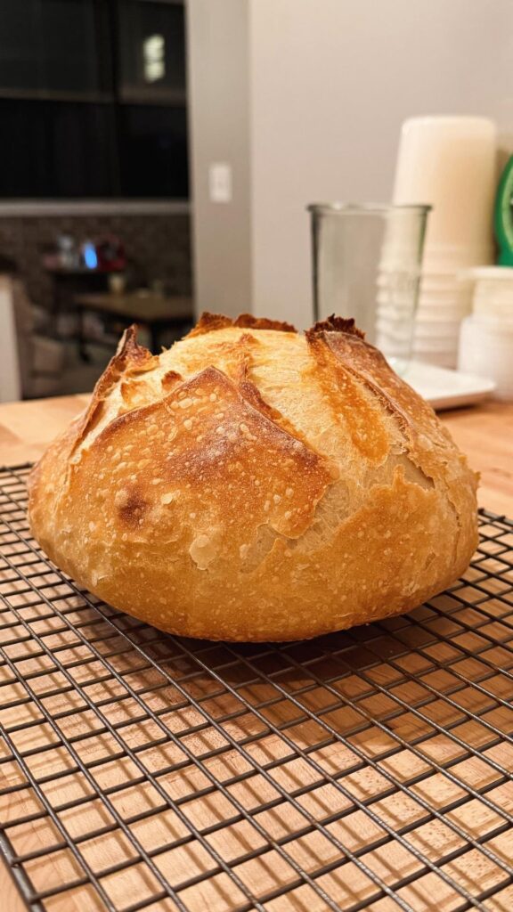 After babying my starter for 5 months, I have achieved loaf.