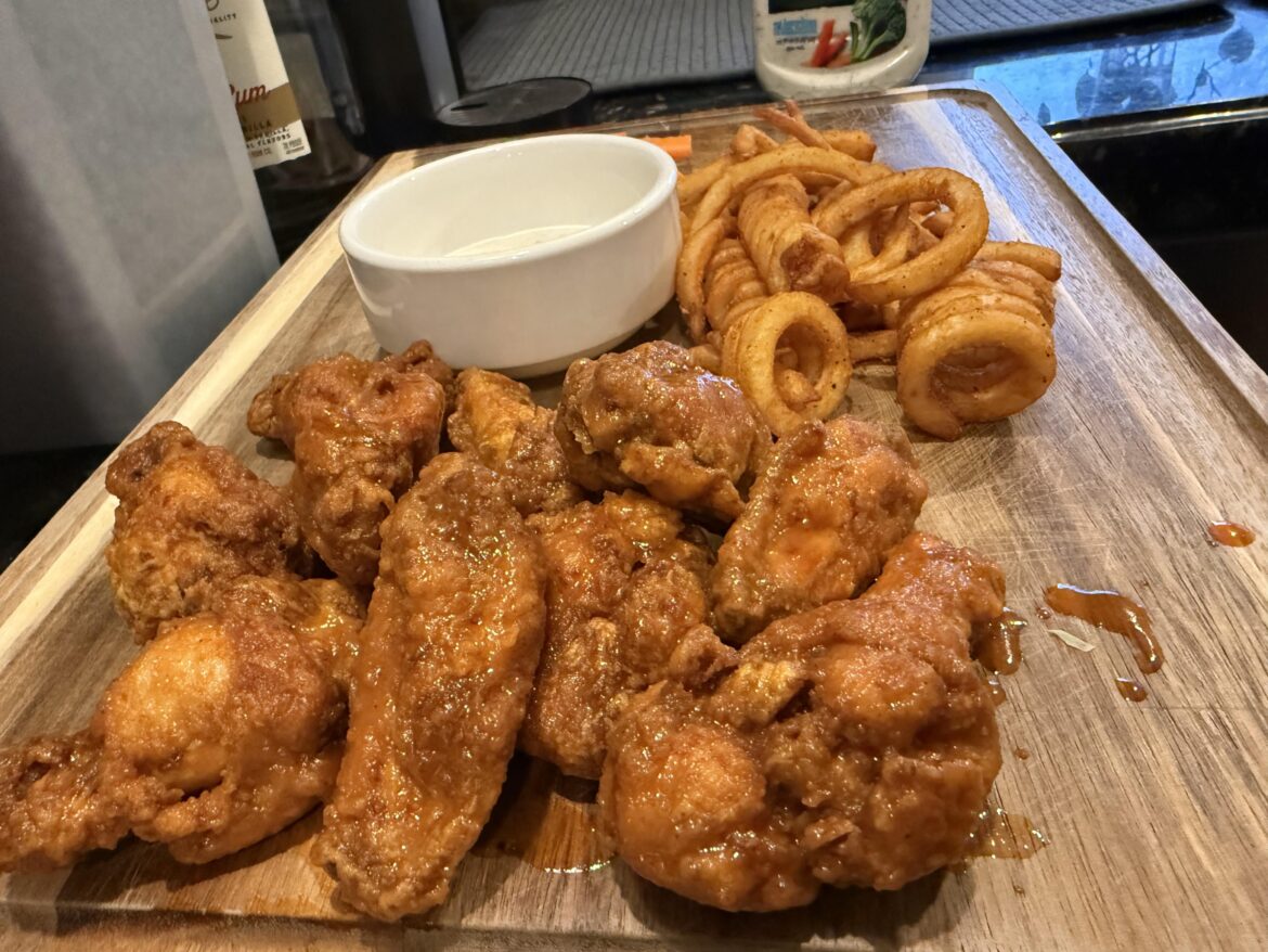 Hooters style wings for game day.