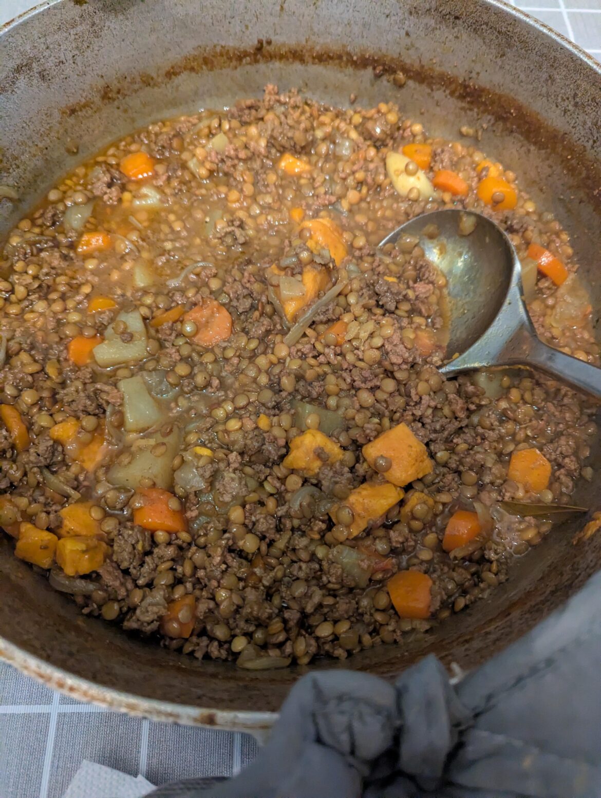 One pot beefy lentil curry One pot beefy lentil curry