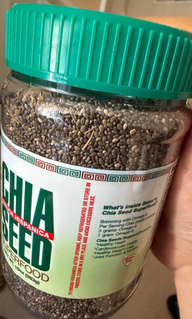 Why do my chia seeds have these little stick in them?