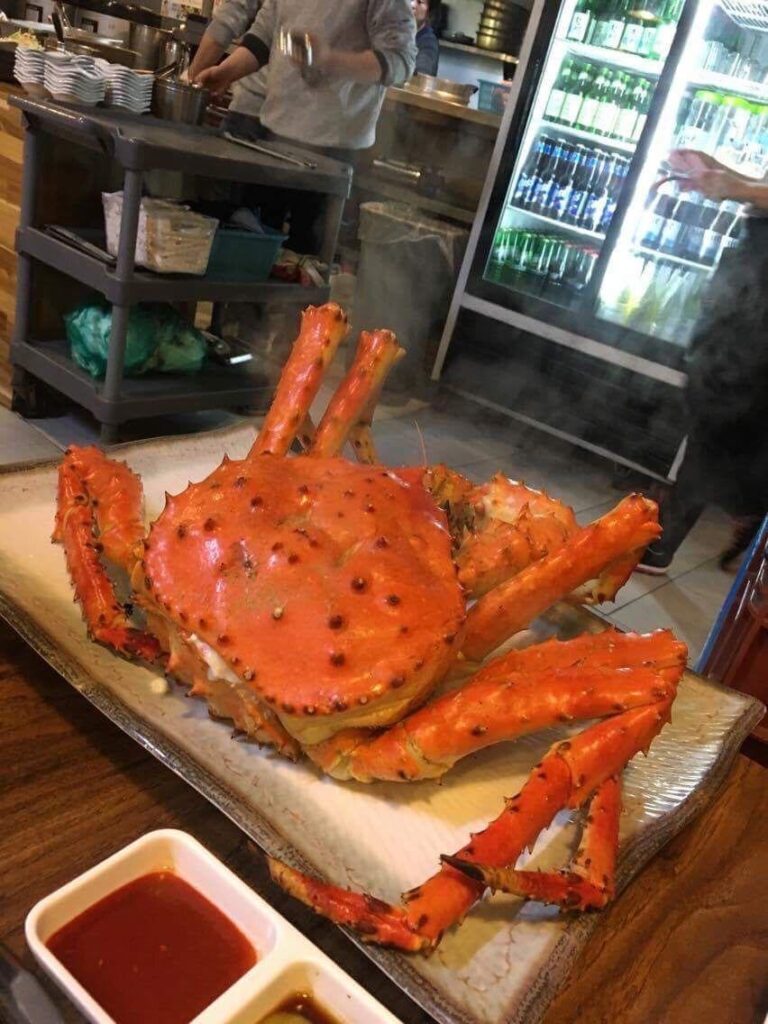 King crab came out nice