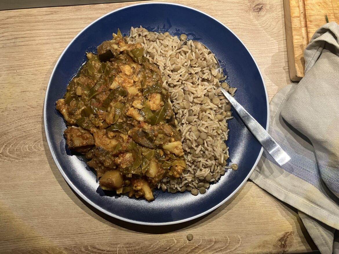 Veggie Curry, Lathera Style Veggie Curry, Lathera Style