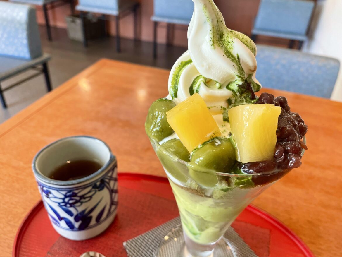 Heaven in a glass: Japanese Matcha Parfait.