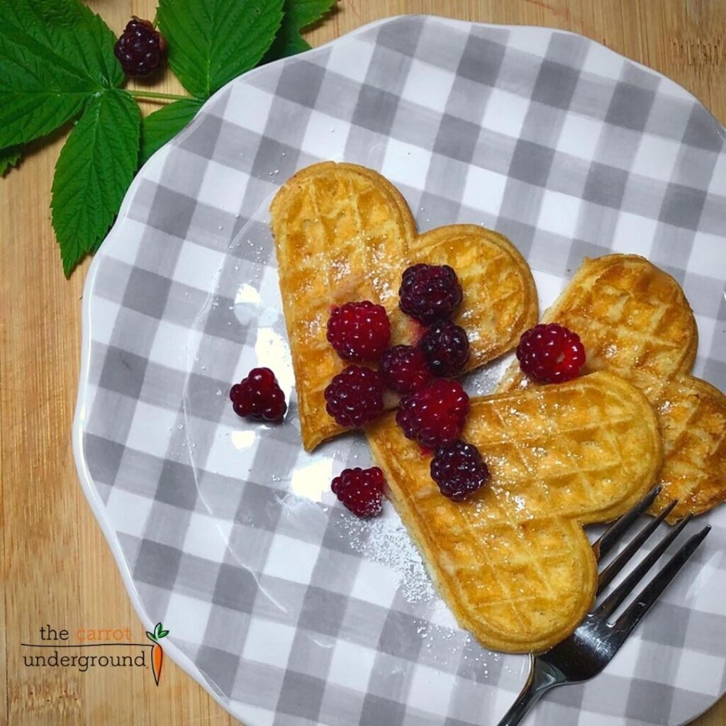 Easy Vegan Waffles ❤️light, fluffy, & simply delish!