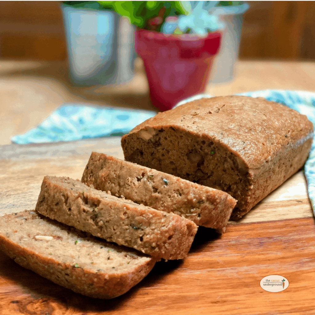 Vegan Zucchini Bread 🌱 lightly spiced, sweet & simply scrumptious