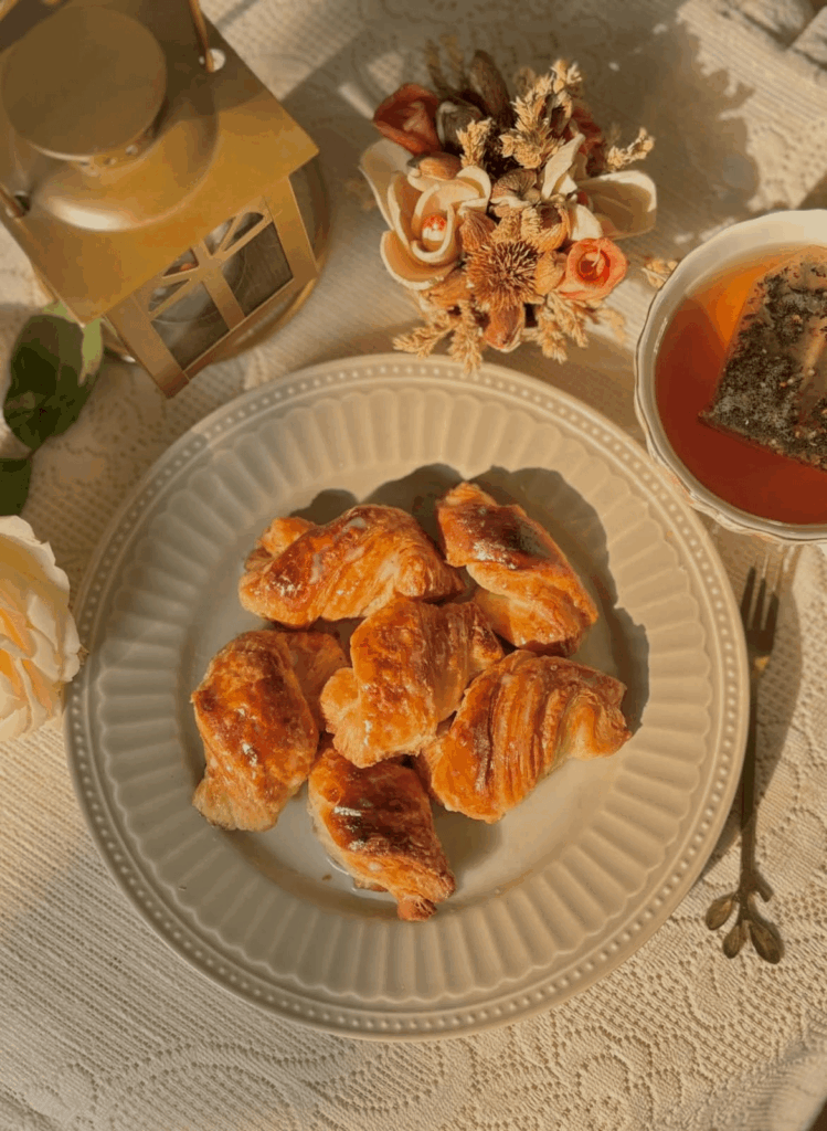 Its my birthday and i made Mini Butter Croissants for me.