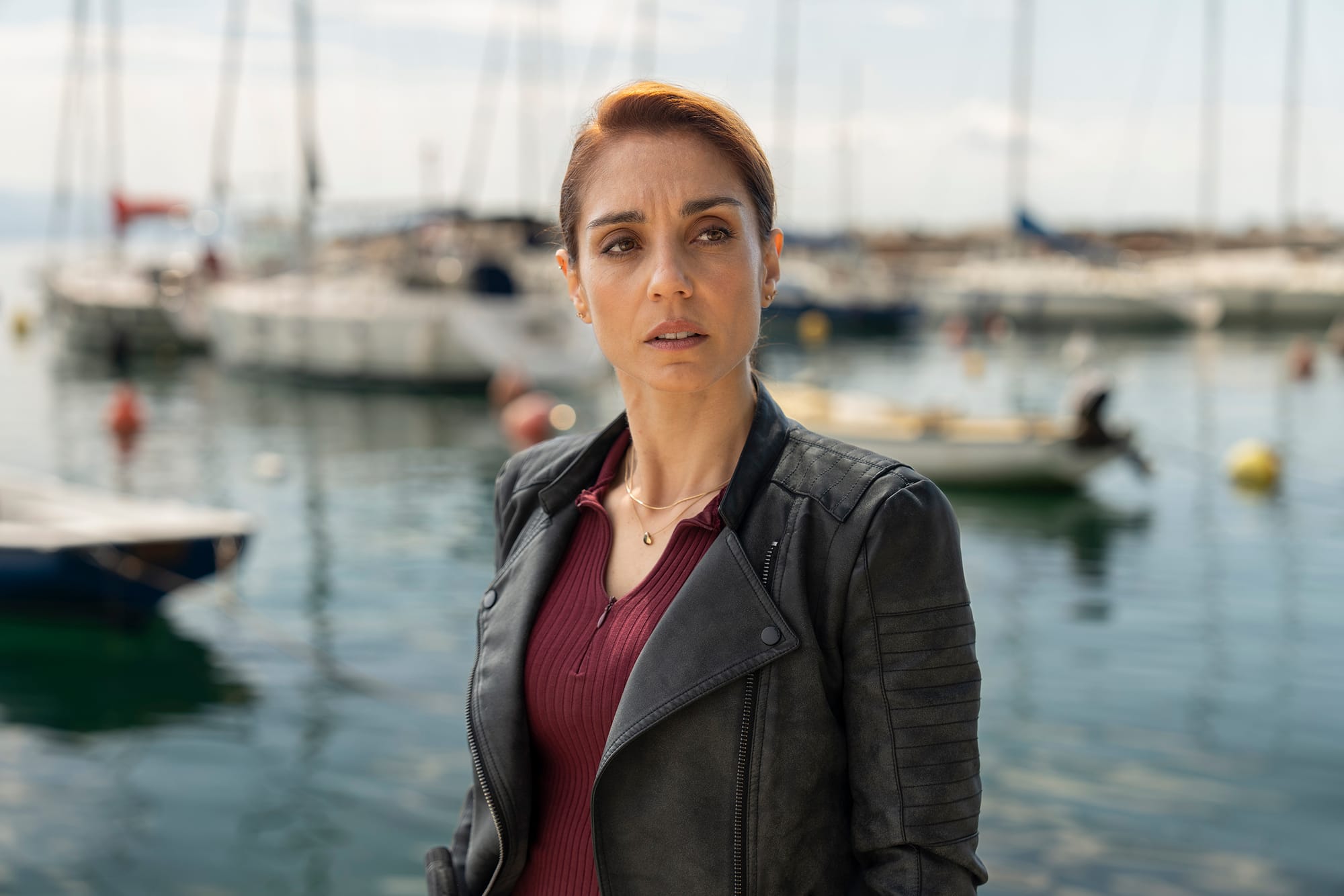 Cristiana Dell'Anna as Lara Sarrancino in 'A Taste for Murder'