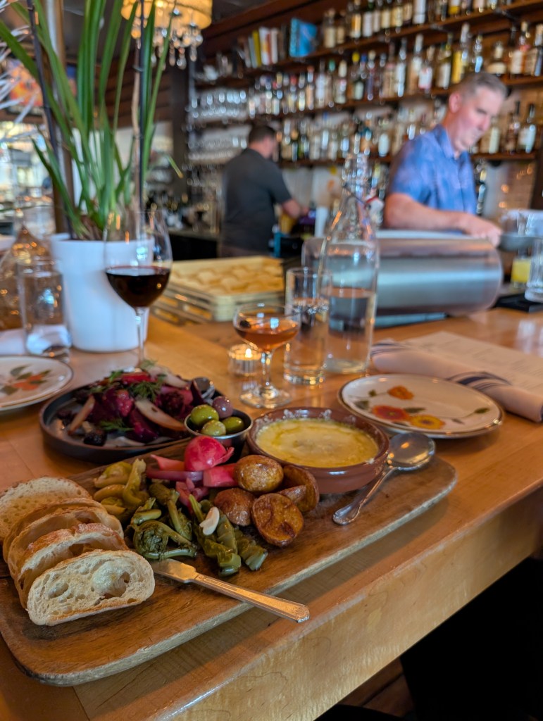 Baked Raclette from Bar Purlieu