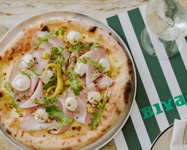 Pizza from Bivacco, one of Auckland's best Italian restaurants. 