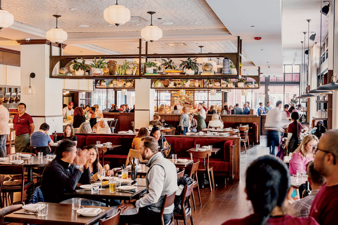 Roman Holiday – Chicago Magazine The dining area in Il Carciofo