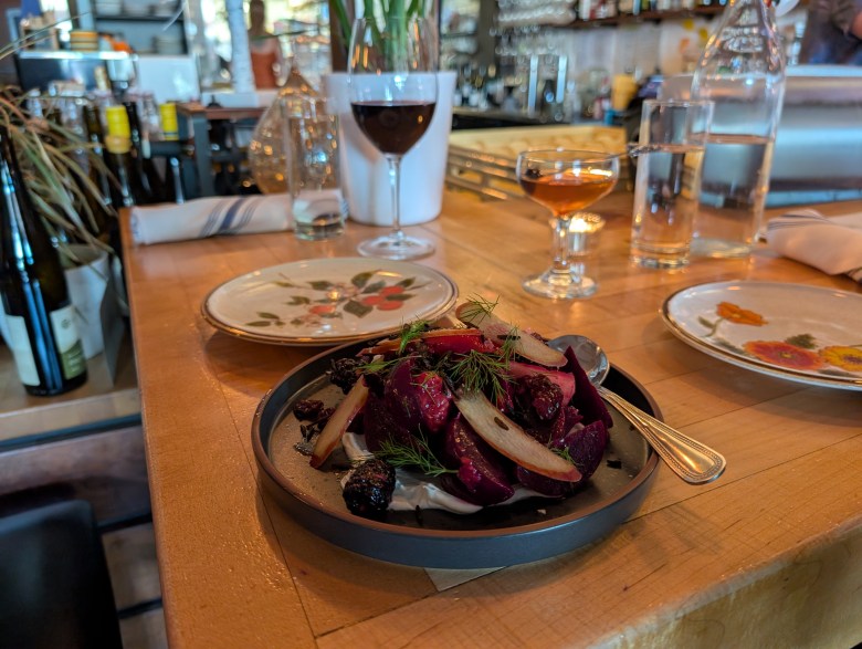 fruit salad at Bar Purlieu