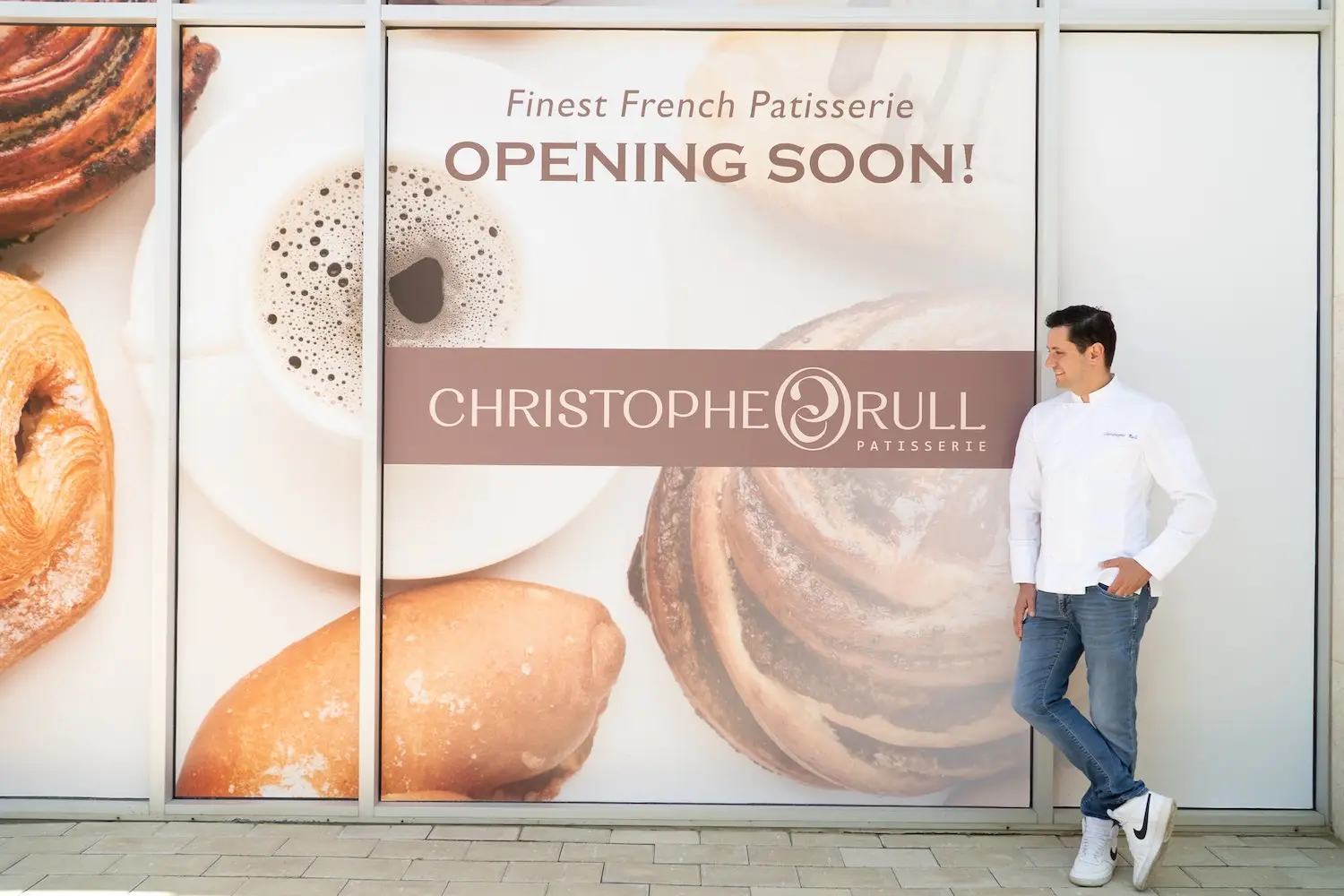 Exterior of new San Diego bakery Christophe Rull Patisserie from Michelin-trained pastry chef opening in Rancho Santa Fe