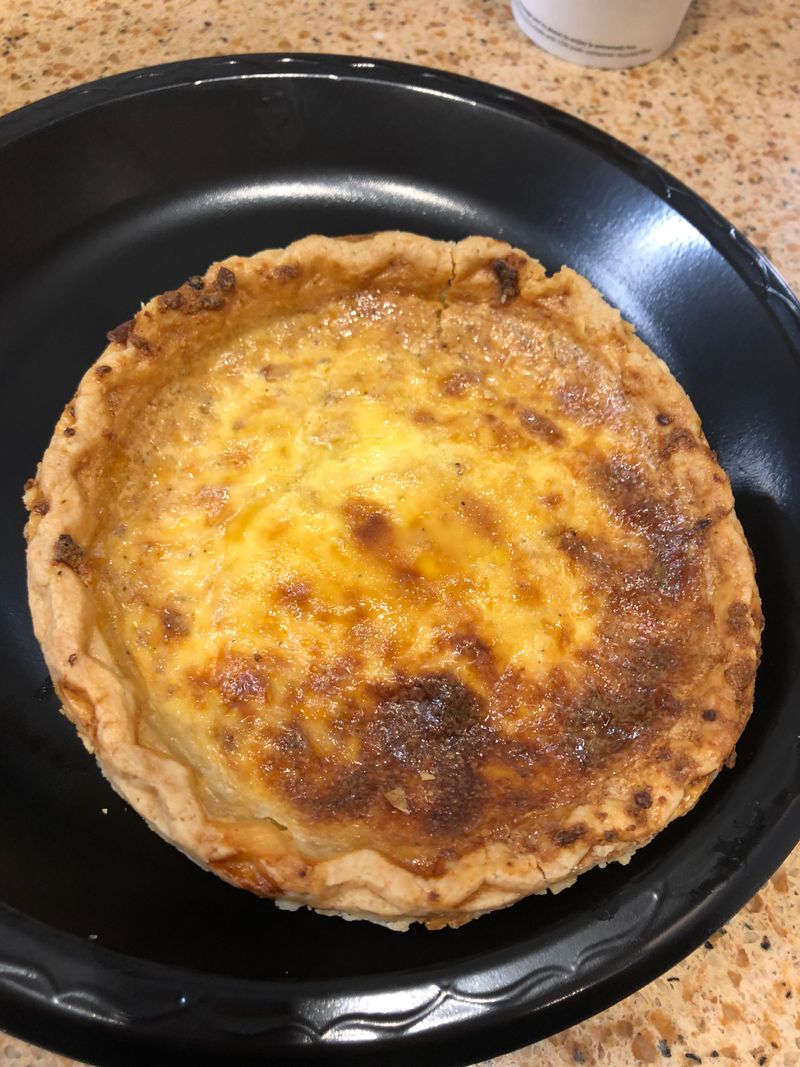 Quiche Lorraine, Warm and Flaky