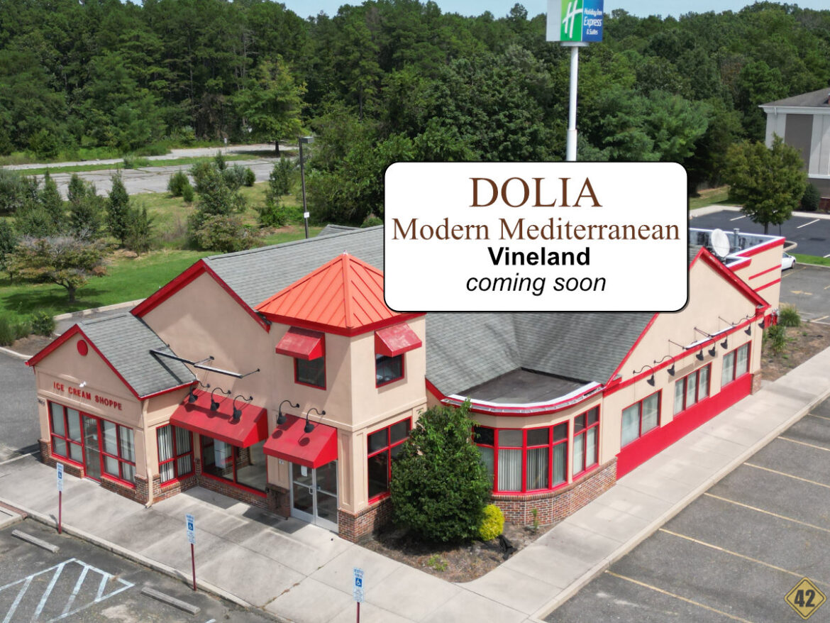 Dolia Restaurant Coming To Vineland.  Mediterranean Cuisine, Craft Cocktails, Curated Wines