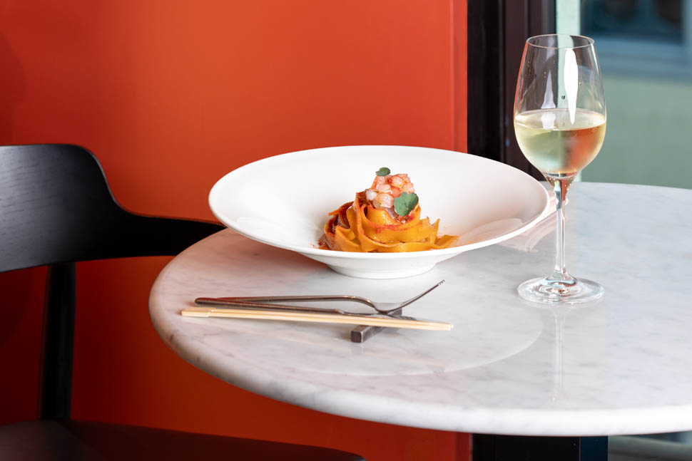 Enoteca La Torre Rinascente Tritone Pappardella thai tavolo PhYara Bonanni