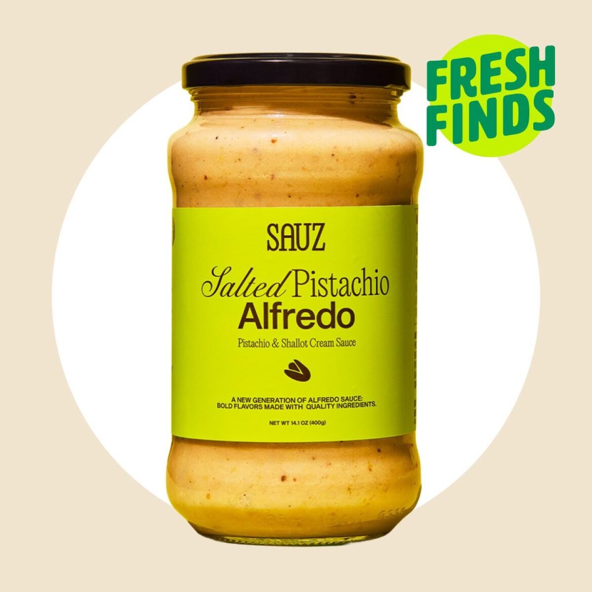 Sauz’s Salted Pistachio Alfredo Sauce This Store-Bought Alfredo Sauce Uses a Secret Ingredient and I’m Hooked