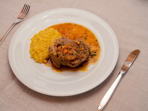 Ossobuco with Risotto Milanese