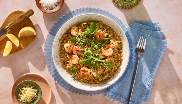Parmesan Shrimp Risotto