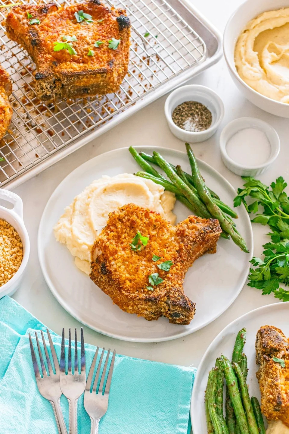 Shake and Bake Pork Chops - Photo Credit: xoxoBella.