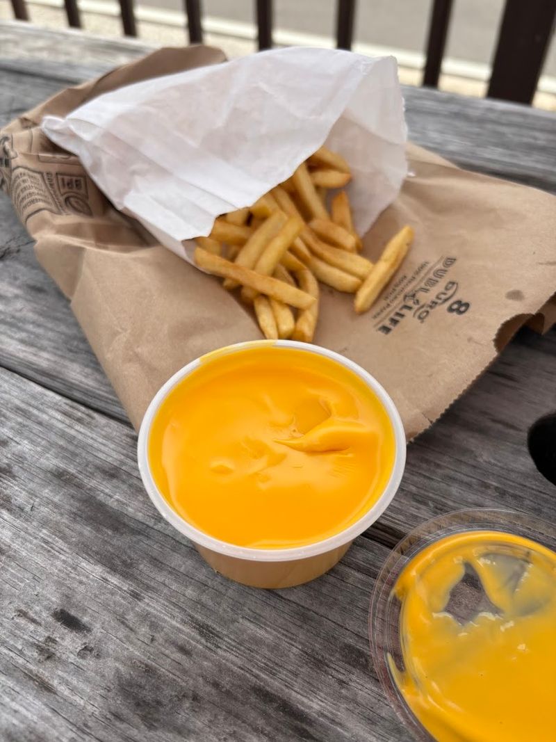 Cheese Fries and Sauce Sides