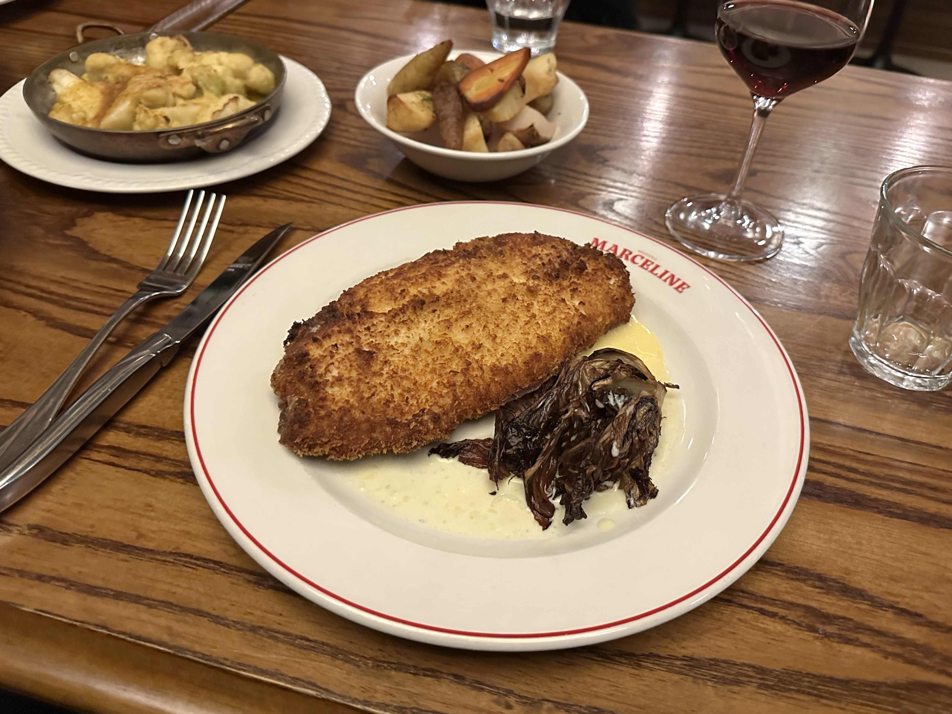 The cordon bleu at Marceline.