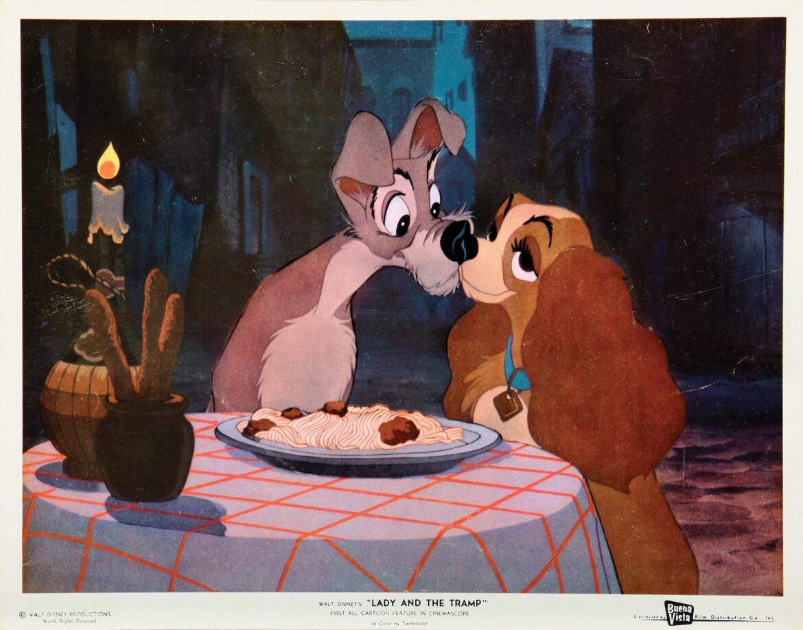 "Lady And The Tramp" lobbycard (LMPC via Getty Images)