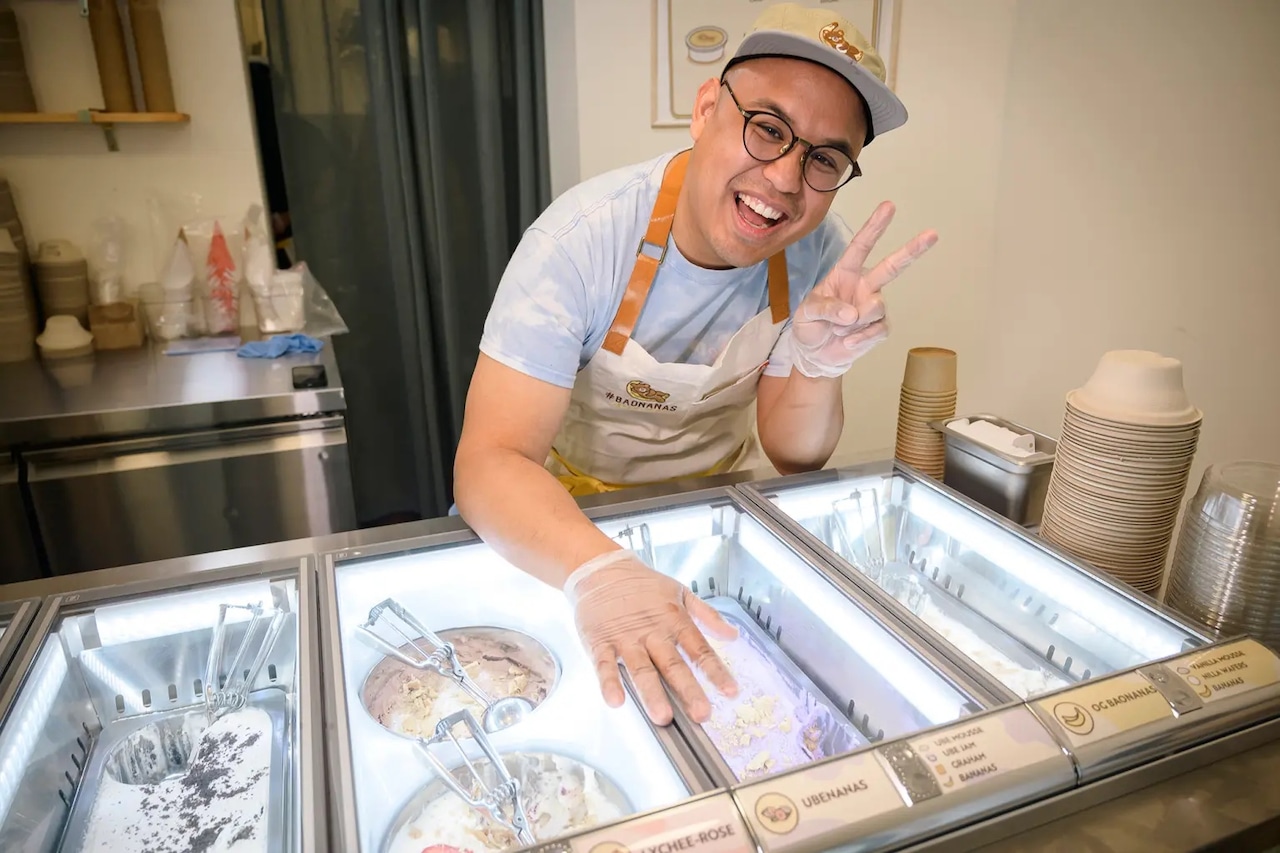 Lloyd Ortuoste, owner of Baonanas in Jersey City, NJ