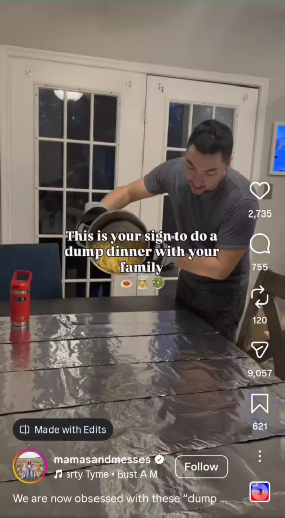 Here's a "dump dinner". It's somehow worse than it sounds like.