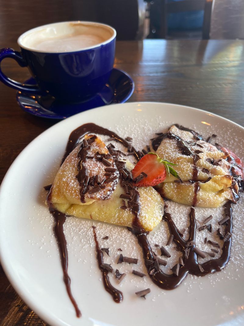 Fresh Berry Crepes Between Flights